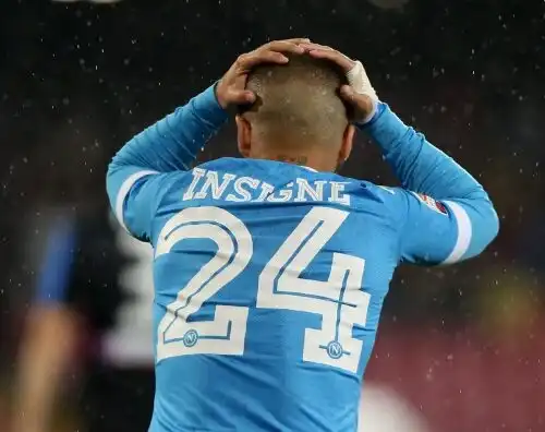 Insigne, l’agente spaventa il Napoli