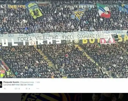 Inter, la Curva Nord sta con Rossi