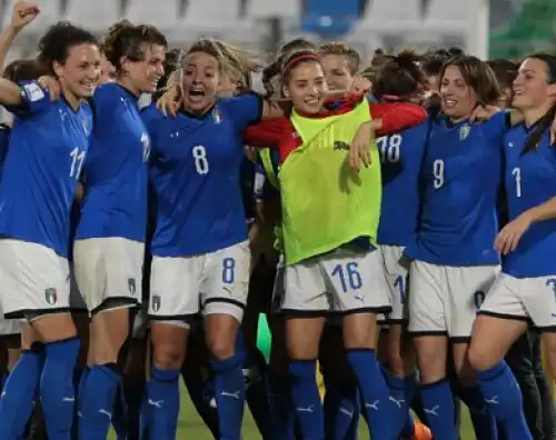 Donne, Italia a un passo dal Mondiale