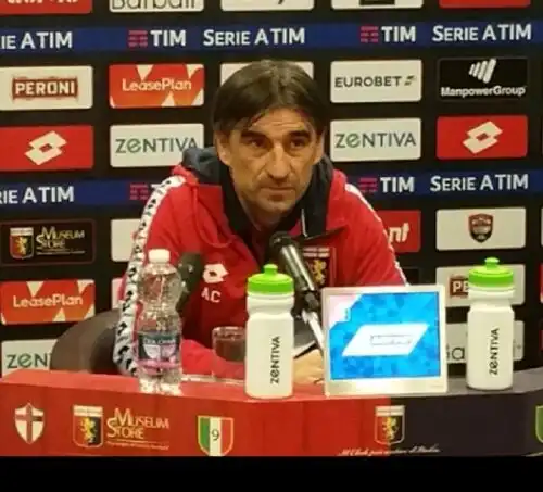 Juric: “Piatek gioca? Non lo so”