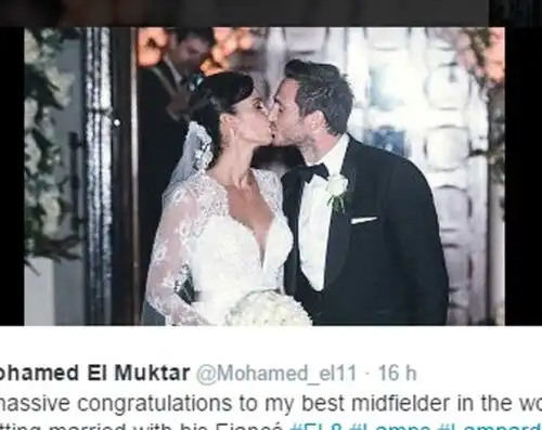 Lampard, matrimonio da favola