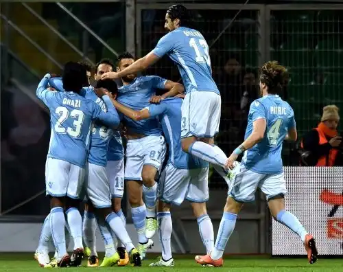 La Lazio vince a Palermo, gara sospesa due volte