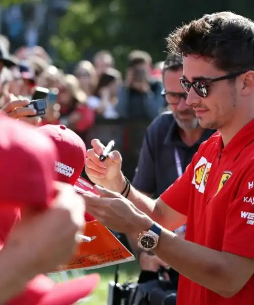 Leclerc: “Quante persone, è fantastico”