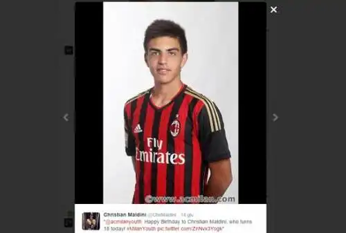 Maldini junior lascia l’Italia