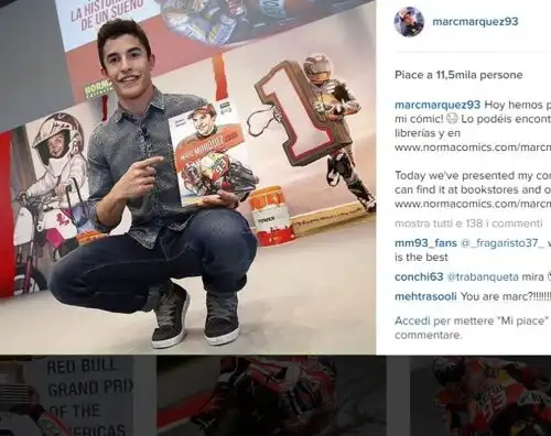 Marquez diventa un fumetto