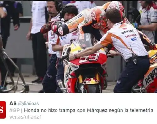 Marquez, caso cambio moto: il verdetto