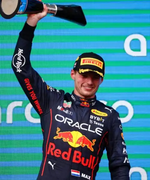 F1, trionfo Red Bull: la dedica speciale di Max Verstappen