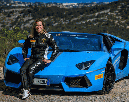 Michela Cerruti debutta con Lamborghini