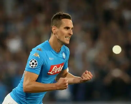 Napoli, Milik torna a correre