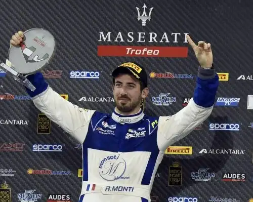 Monti, l’ultimo vincitore del Maserati Trofeo