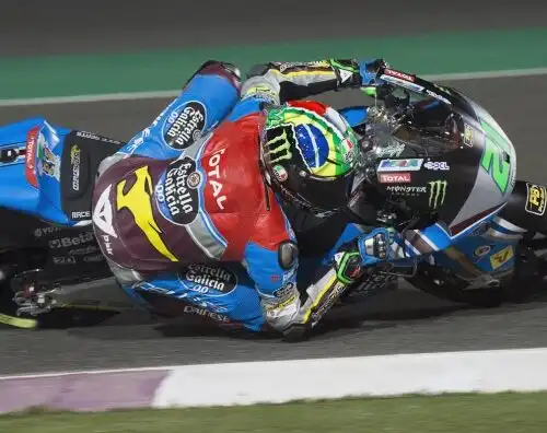 Moto2, show di Morbidelli