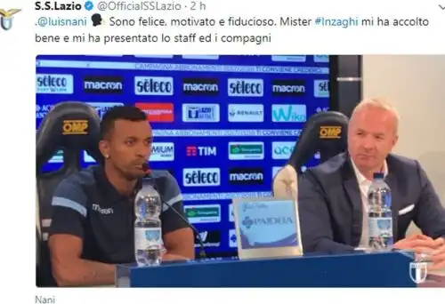 Lazio, si scalda Nani per l’Europa League