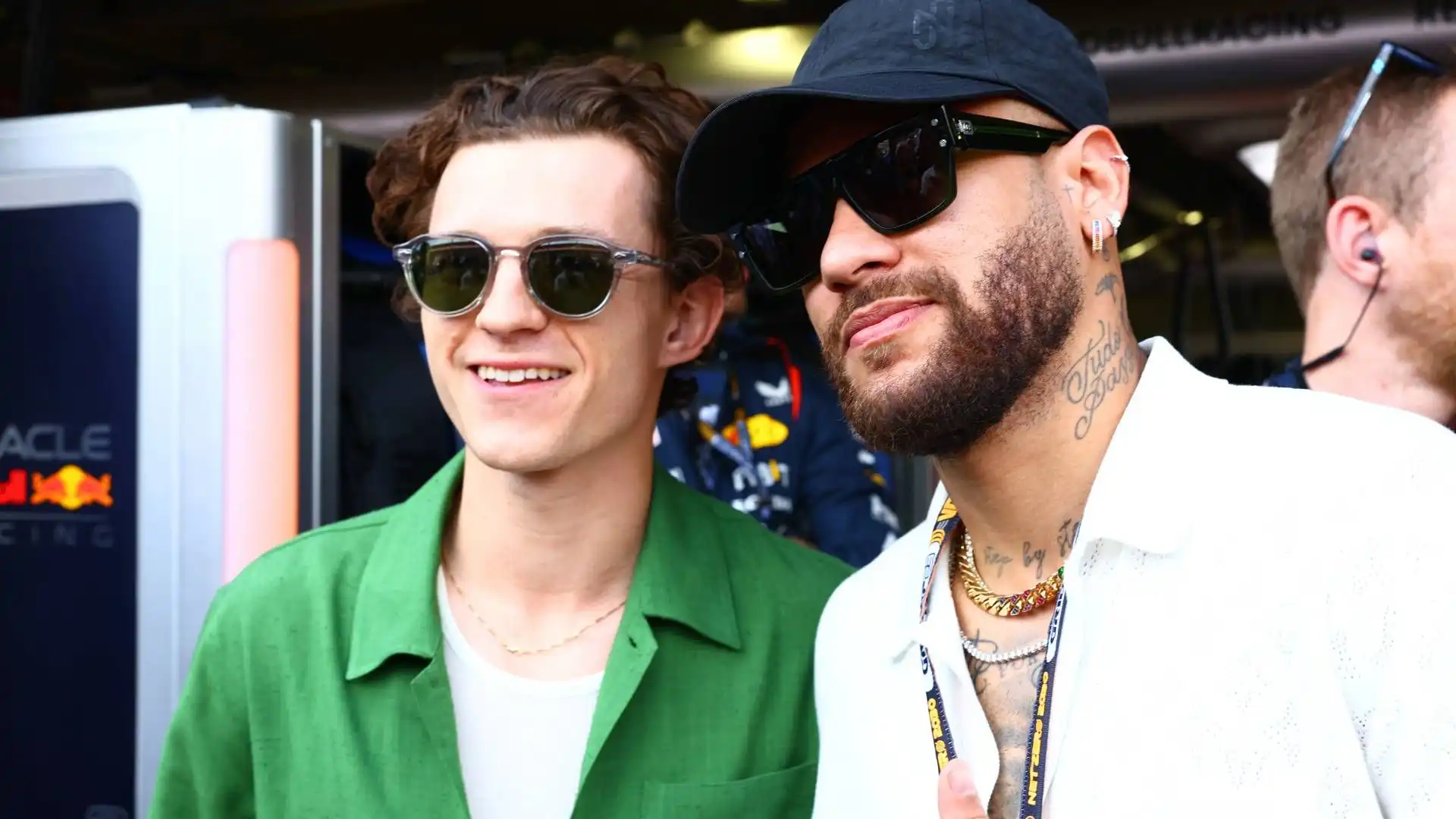 Neymar e Tom Holland ospiti speciali nel box Red Bull