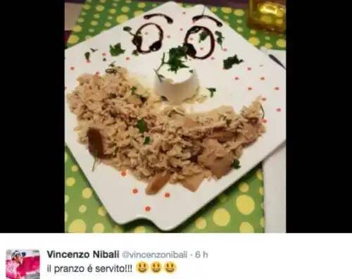 Nibali ritrova il sorriso in cucina