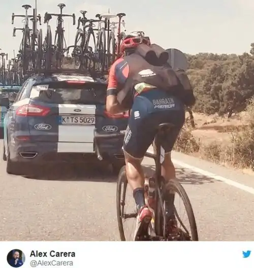 Vuelta, Nibali portaborracce