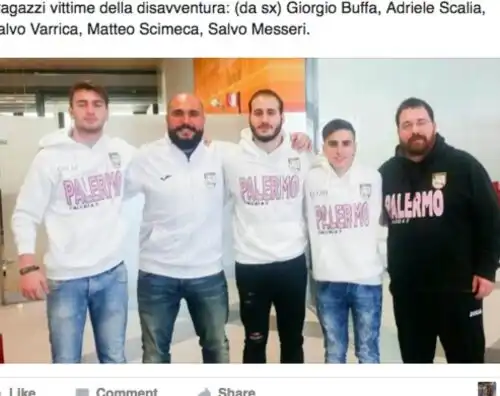 Terrore in volo per il Palermo Calcio a 5