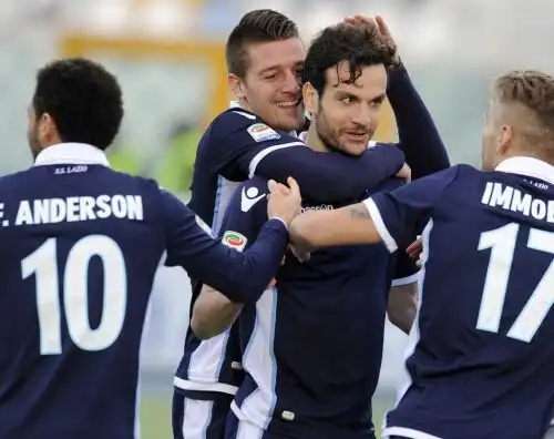 Serie A, i risultati: bis Atalanta, goleada Lazio con Parolo