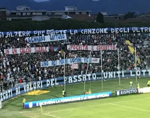 Pisa: la curva omaggia ‘Ringhio’ Gattuso