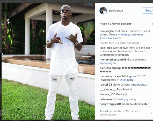 Pogba già veste ‘blanco’