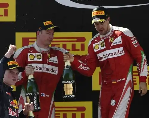 Kimi e Seb in coro: “Che reazione”