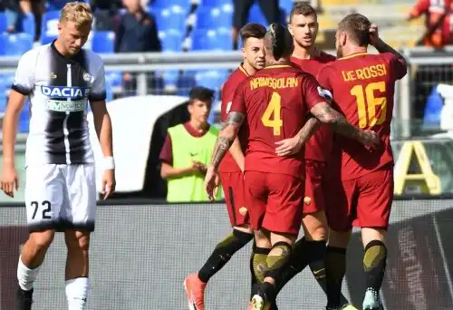 Serie A, Roma-Udinese 3-1: Milan agganciato