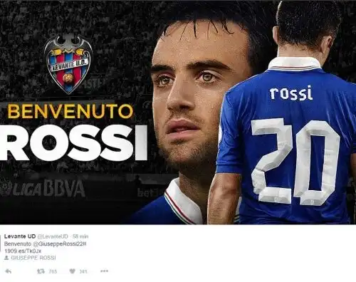 Ufficiale: Giuseppe Rossi al Levante