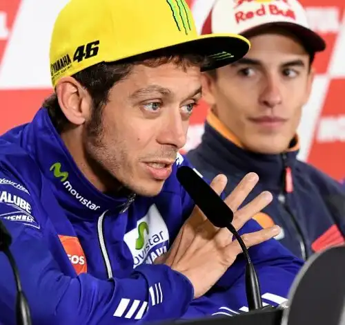 Marc Marquez non va a cena con Valentino Rossi