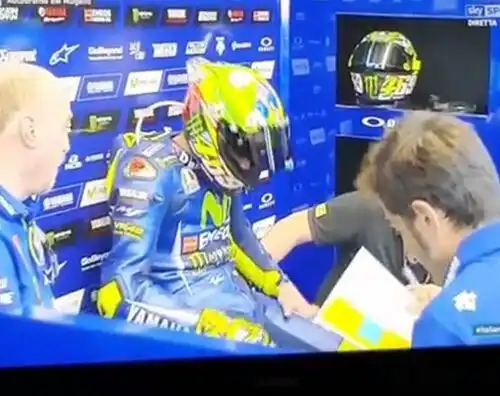 Valentino Rossi ha chiuso stremato