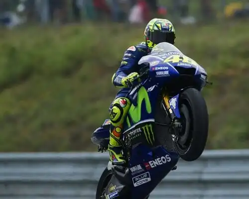 Brno, Valentino Rossi davanti a tutti