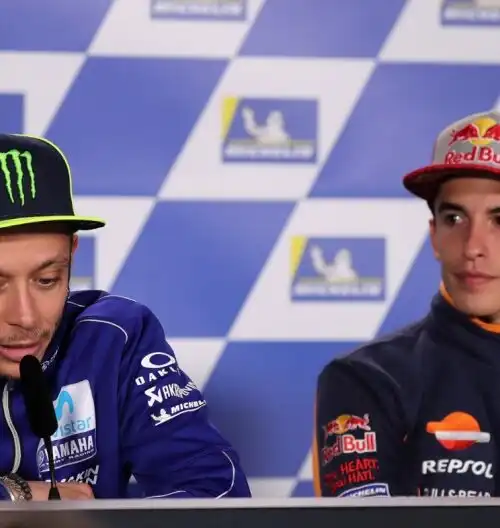 Marc Marquez ammette una sua colpa con Valentino Rossi