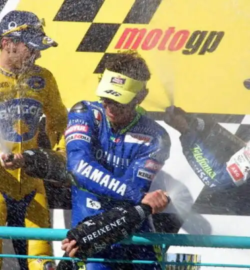 Valentino Rossi, 15 anni fa la prima gioia in Yamaha