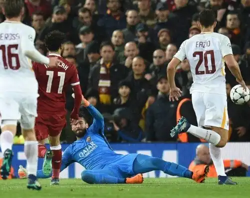 Salah spietato, risveglio tardivo Roma: il Liverpool fa 5-2