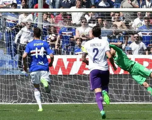 Serie A, Sampdoria-Fiorentina 2-2: show a pranzo