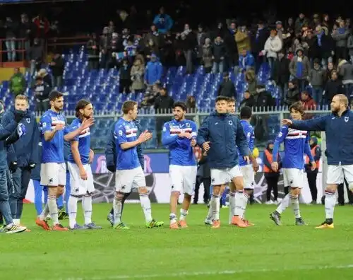 Samp, ramanzina dagli ultrà