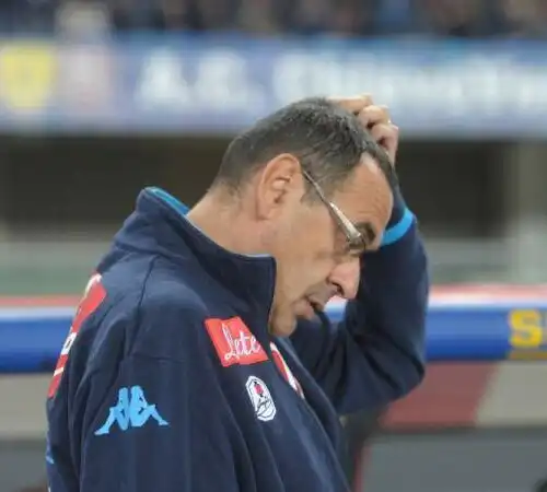 Sarri se la prende con il pallone