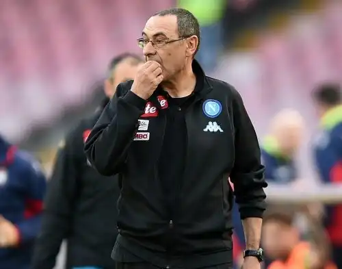 Sarri sfida la Roma: “Il Napoli arriva 2°”