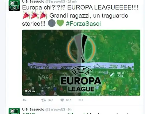 Milan ko, Sassuolo in festa