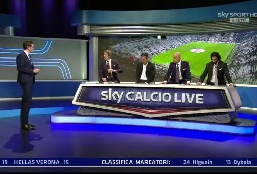 Ascolti, il calcio stravince nel sabato di Sky