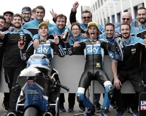 Sky Racing Team VR46 in festa