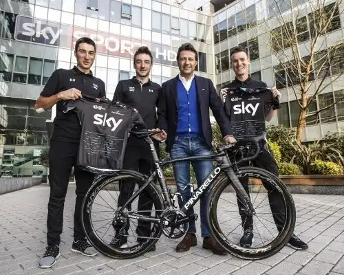 Il Team Sky pronto per la Milano-Sanremo