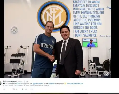 Thohir promette due colpi a De Boer