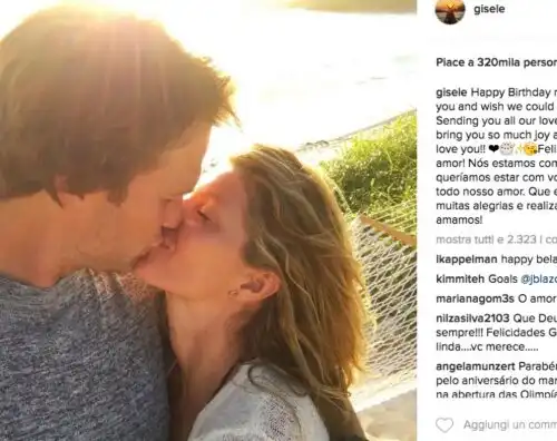 Gisele: dedica strappalacrime al quarterback