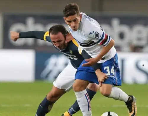 Verona-Samp 0-0, reti bianche nella gara di Pazzini