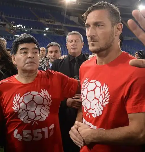 Totti e Maradona