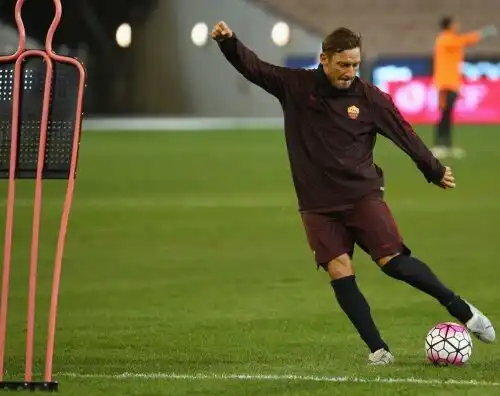 Totti non molla e torna in campo