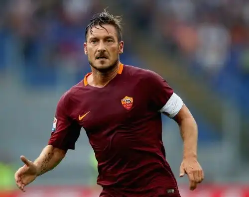 Roma, si ferma Totti