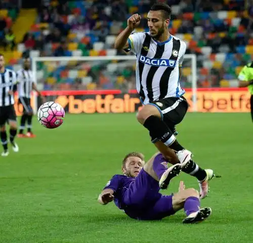 Udinese-Fiorentina 2-1