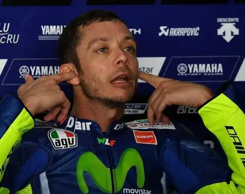 Il mal di testa rallenta Valentino Rossi