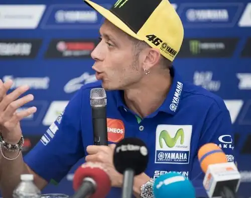 Modifica pista, Valentino Rossi è stizzito