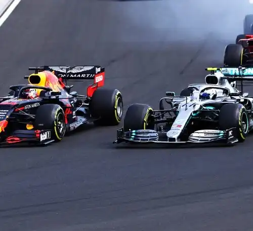 Hamilton doma Verstappen, Ferrari sul podio ma lontana